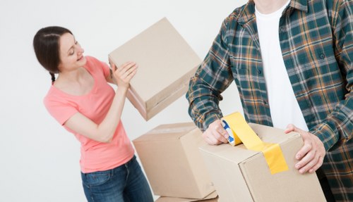 Local removals vehicle for a flat move near Victoria