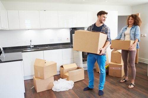 Moving service planning a home relocation in Westminster