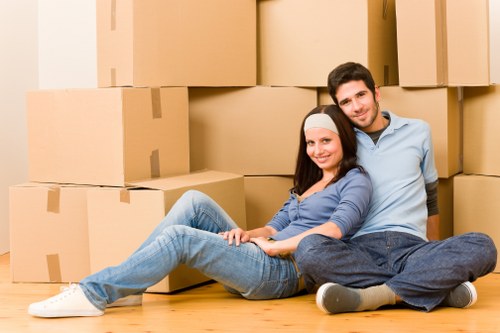 Commercial moving van support for offices and businesses in Westminster