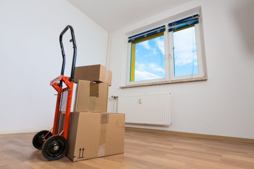 Apartment moving van service in Westminster with stair and access considerations