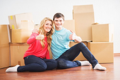 Furniture collection preparation with access and parking considerations