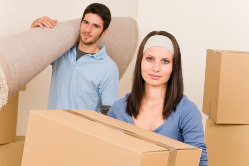 Residential property move in central Westminster with careful packing